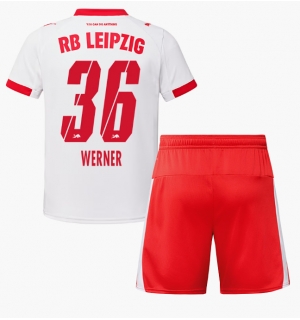 RB Leipzig Timo Werner #36 Hjemmedraktsett Barn 2025-26 Kortermet (+ Korte bukser)
