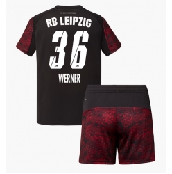 RB Leipzig Timo Werner #36 Tredjedraktsett Barn 2025-26 Kortermet (+ Korte bukser)