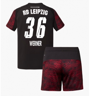 RB Leipzig Timo Werner #36 Tredjedraktsett Barn 2025-26 Kortermet (+ Korte bukser)