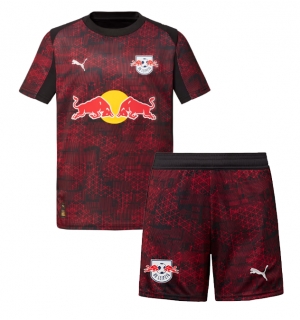 RB Leipzig Tredjedraktsett Barn 2025-26 Kortermet (+ Korte bukser)