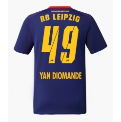 RB Leipzig Yan Diomande #49 Bortedrakt 2025-26 Kortermet
