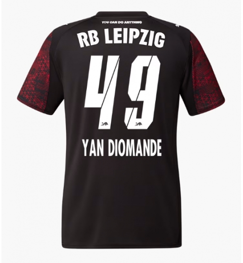 RB Leipzig Yan Diomande #49 Tredjedrakt 2025-26 Kortermet RB Leipzig Yan Diomande #49 Tredjedrakt 2025-26 Kortermet