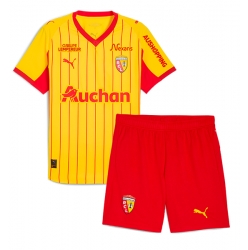 RC Lens Hjemmedraktsett Barn 2025-26 Kortermet (+ Korte bukser)