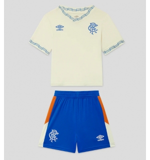 Rangers Bortedraktsett Barn 2026-27 Kortermet (+ Korte bukser)