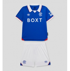 Rangers Hjemmedraktsett Barn 2025-26 Kortermet (+ Korte bukser)