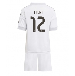Real Madrid Alexander-Arnold #12 Hjemmedraktsett Barn 2025-26 Kortermet (+ Korte bukser)