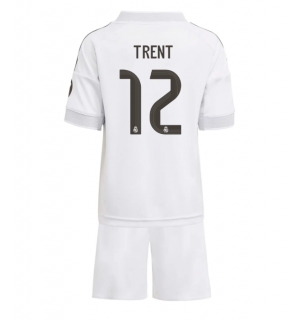 Real Madrid Alexander-Arnold #12 Hjemmedraktsett Barn 2025-26 Kortermet (+ Korte bukser)