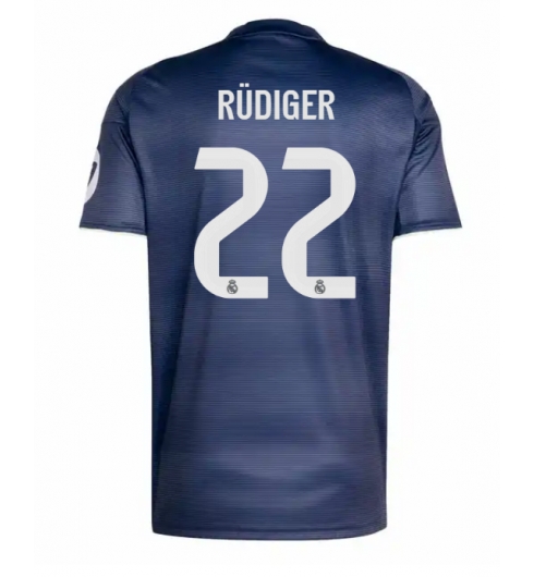 Real Madrid Antonio Rudiger #22 Bortedrakt 2025-26 Kortermet Real Madrid Antonio Rudiger #22 Bortedrakt 2025-26 Kortermet