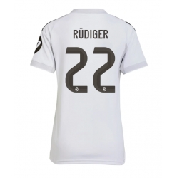 Real Madrid Antonio Rudiger #22 Hjemmedrakt Dame 2025-26 Kortermet