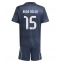 Real Madrid Arda Guler #15 Bortedraktsett Barn 2025-26 Kortermet (+ Korte bukser)