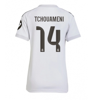 Real Madrid Aurelien Tchouameni #14 Hjemmedrakt Dame 2025-26 Kortermet