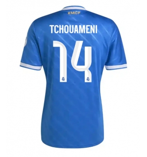 Real Madrid Aurelien Tchouameni #14 Tredjedrakt 2025-26 Kortermet