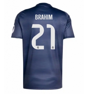 Real Madrid Brahim Diaz #21 Bortedrakt 2025-26 Kortermet