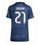 Real Madrid Brahim Diaz #21 Bortedrakt Dame 2025-26 Kortermet Real Madrid Brahim Diaz #21 Bortedrakt Dame 2025-26 Kortermet