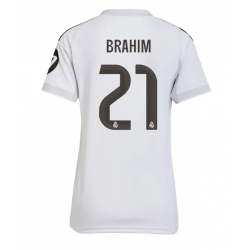 Real Madrid Brahim Diaz #21 Hjemmedrakt Dame 2025-26 Kortermet