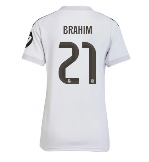 Real Madrid Brahim Diaz #21 Hjemmedrakt Dame 2025-26 Kortermet Real Madrid Brahim Diaz #21 Hjemmedrakt Dame 2025-26 Kortermet