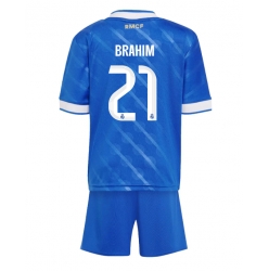 Real Madrid Brahim Diaz #21 Tredjedraktsett Barn 2025-26 Kortermet (+ Korte bukser)