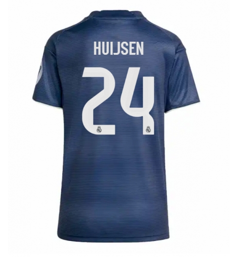 Real Madrid Dean Huijsen #24 Bortedrakt Dame 2025-26 Kortermet Real Madrid Dean Huijsen #24 Bortedrakt Dame 2025-26 Kortermet