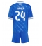 Real Madrid Dean Huijsen #24 Tredjedraktsett Barn 2025-26 Kortermet (+ Korte bukser)