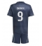 Real Madrid Endrick #9 Bortedraktsett Barn 2025-26 Kortermet (+ Korte bukser)