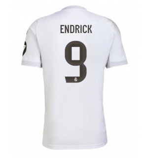Real Madrid Endrick #9 Hjemmedrakt 2025-26 Kortermet
