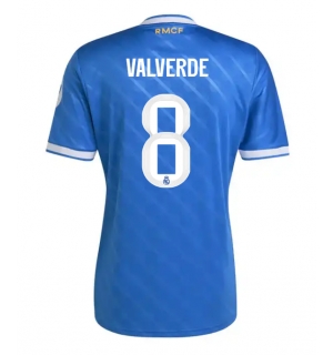 Real Madrid Federico Valverde #8 Tredjedrakt 2025-26 Kortermet