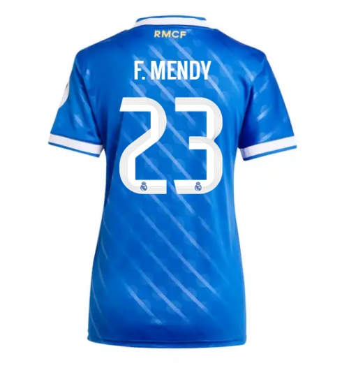 Real Madrid Ferland Mendy #23 Tredjedrakt Dame 2025-26 Kortermet Real Madrid Ferland Mendy #23 Tredjedrakt Dame 2025-26 Kortermet