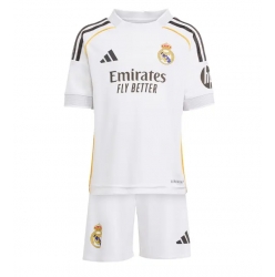Real Madrid Hjemmedraktsett Barn 2025-26 Kortermet (+ Korte bukser)
