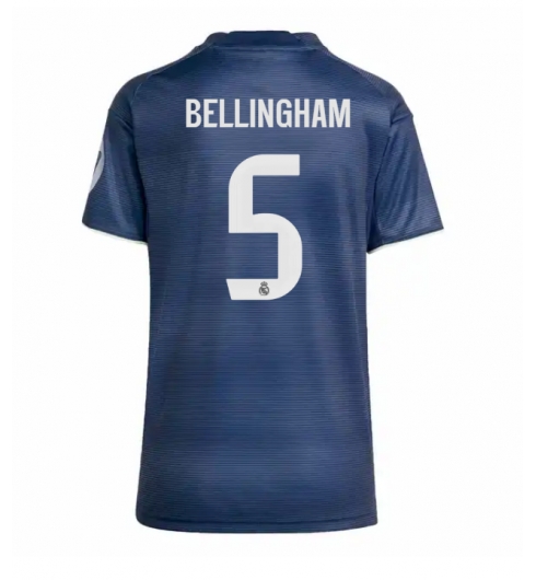 Real Madrid Jude Bellingham #5 Bortedrakt Dame 2025-26 Kortermet Real Madrid Jude Bellingham #5 Bortedrakt Dame 2025-26 Kortermet