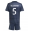 Real Madrid Jude Bellingham #5 Bortedraktsett Barn 2025-26 Kortermet (+ Korte bukser)