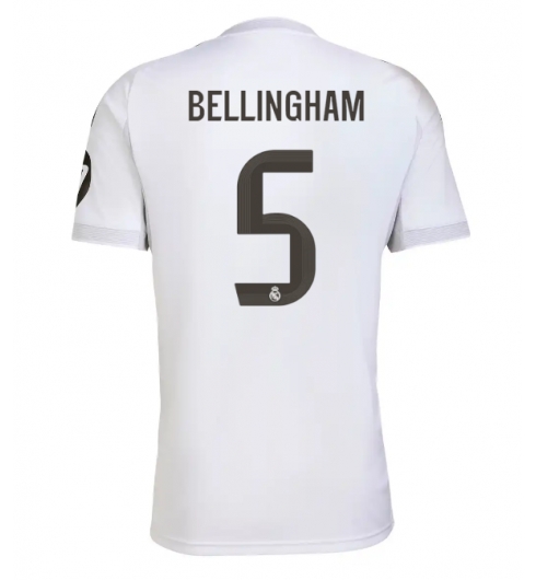 Real Madrid Jude Bellingham #5 Hjemmedrakt 2025-26 Kortermet Real Madrid Jude Bellingham #5 Hjemmedrakt 2025-26 Kortermet