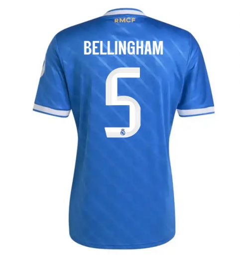 Real Madrid Jude Bellingham #5 Tredjedrakt 2025-26 Kortermet Real Madrid Jude Bellingham #5 Tredjedrakt 2025-26 Kortermet