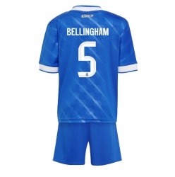 Real Madrid Jude Bellingham #5 Tredjedraktsett Barn 2025-26 Kortermet (+ Korte bukser)
