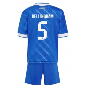 Real Madrid Jude Bellingham #5 Tredjedraktsett Barn 2025-26 Kortermet (+ Korte bukser)
