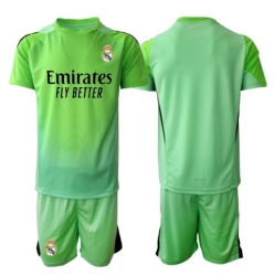 Real Madrid Keeper Bortedraktsett Barn 2025-26 Kortermet (+ Korte bukser)