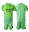 Real Madrid Keeper Bortedraktsett Barn 2025-26 Kortermet (+ Korte bukser)