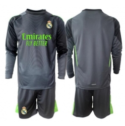 Real Madrid Keeper Tredjedraktsett Barn 2025-26 Langermet (+ Korte bukser)