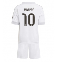 Real Madrid Kylian Mbappe #10 Hjemmedraktsett Barn 2025-26 Kortermet (+ Korte bukser)
