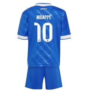 Real Madrid Kylian Mbappe #10 Tredjedraktsett Barn 2025-26 Kortermet (+ Korte bukser)