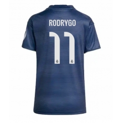 Real Madrid Rodrygo Goes #11 Bortedrakt Dame 2025-26 Kortermet