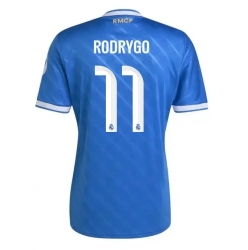 Real Madrid Rodrygo Goes #11 Tredjedrakt 2025-26 Kortermet