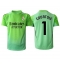 Real Madrid Thibaut Courtois #1 Keeper Bortedrakt 2025-26 Kortermet