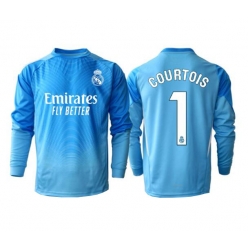 Real Madrid Thibaut Courtois #1 Keeper Hjemmedrakt 2025-26 Langermet