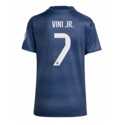 Real Madrid Vinicius Junior #7 Bortedrakt Dame 2025-26 Kortermet