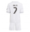 Real Madrid Vinicius Junior #7 Hjemmedraktsett Barn 2025-26 Kortermet (+ Korte bukser)