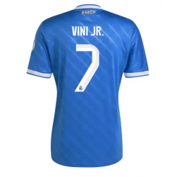 Real Madrid Vinicius Junior #7 Tredjedrakt 2025-26 Kortermet