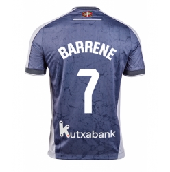 Real Sociedad Ander Barrenetxea #7 Bortedrakt 2025-26 Kortermet