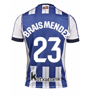 Real Sociedad Brais Mendez #23 Hjemmedrakt 2025-26 Kortermet