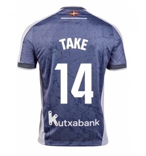 Real Sociedad Takefusa Kubo #14 Bortedrakt 2025-26 Kortermet