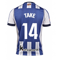 Real Sociedad Takefusa Kubo #14 Hjemmedrakt 2025-26 Kortermet